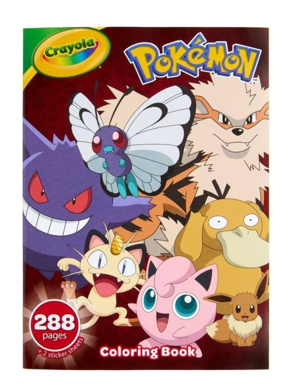 Pokemon 288 Page Coloring Book